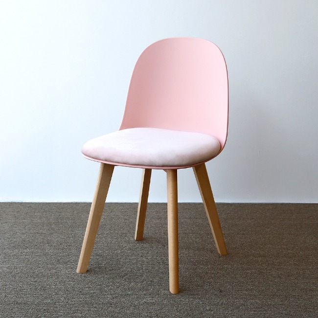 에이비퍼니쳐[리퍼브] 팝핑 우드 플라스틱 인테리어 카페 디자인 의자
