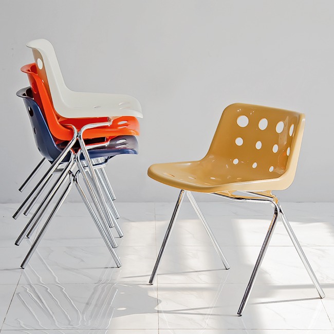 에이비퍼니쳐[B급] 콰트로 치즈 카페 의자 미드센츄리 디자인 의자 예쁜 인테리어 가구