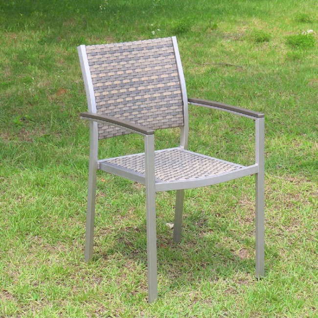 몰디브 야외 라탄 알루미늄 야외용 의자