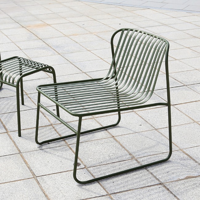 코나 라운지 야외 철제 의자 카페 정원 테라스 야외용 의자