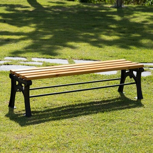 에이비퍼니쳐[리퍼브] 브릿지 야외용 공원 원목 평벤치의자