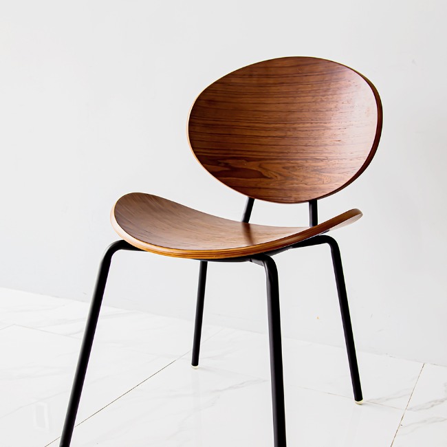 코코넛 카페 목재 디자인 의자
