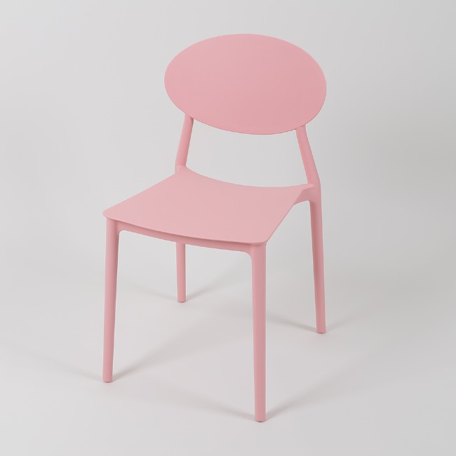 [핑크가구]포인트 카페의자 플라스틱 예쁜 인테리어 가구 디자인 의자