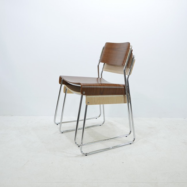 [B급]포네 우드체어 카페의자 미드센추리 빈티지 철재 디자인 의자