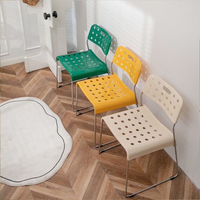 에이비퍼니쳐[리퍼브] 포네 치즈체어 카페의자 미드센추리 빈티지 디자인 의자